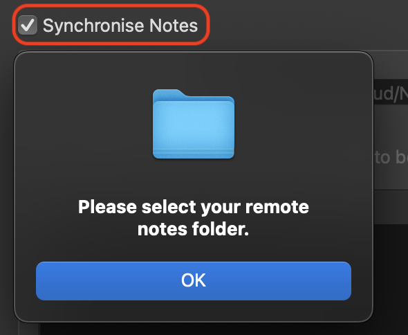 Notes view