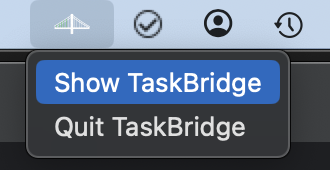 Tray icon